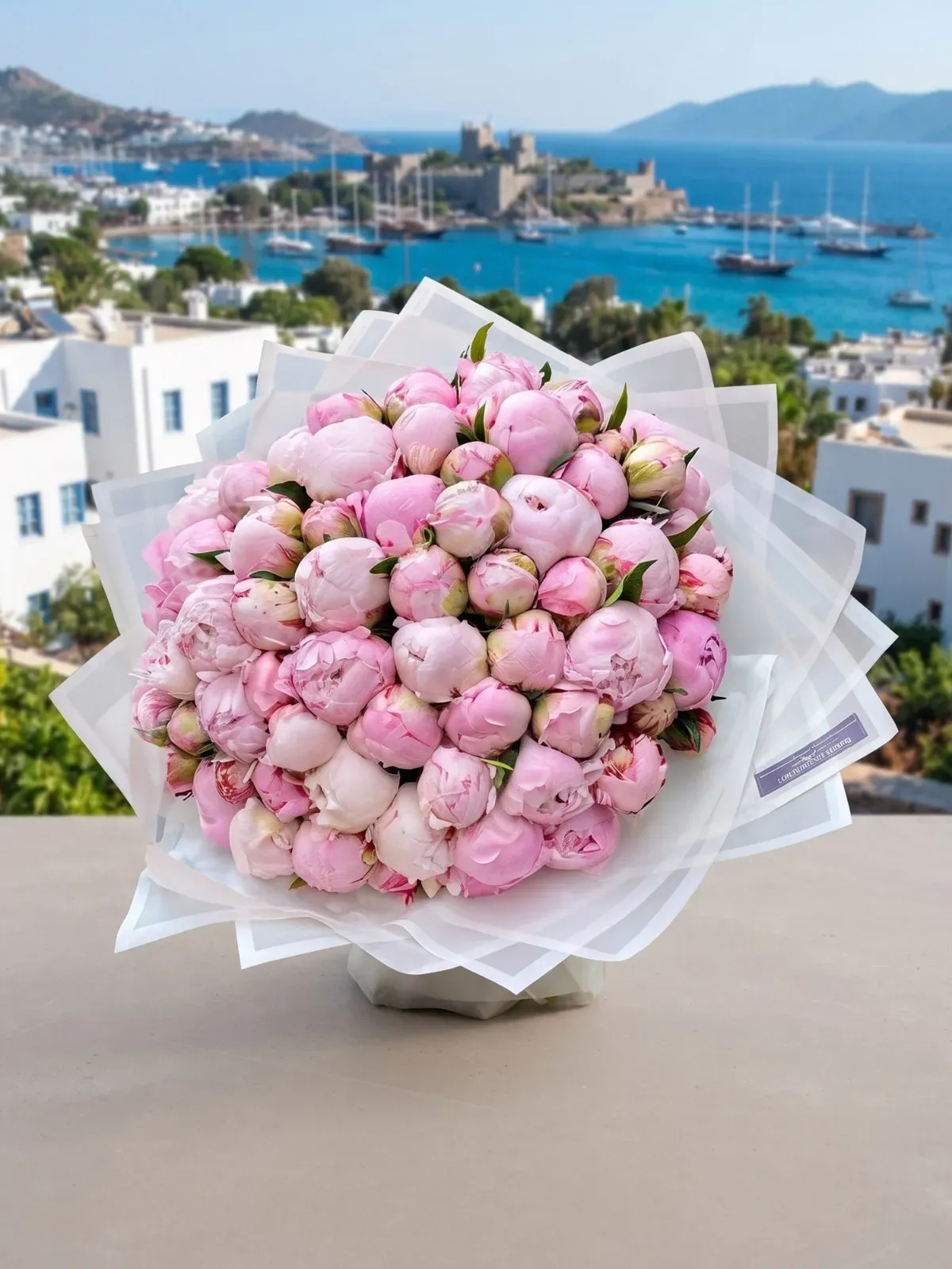 Premium Şıklık - Pembe Mini Gül Buketi